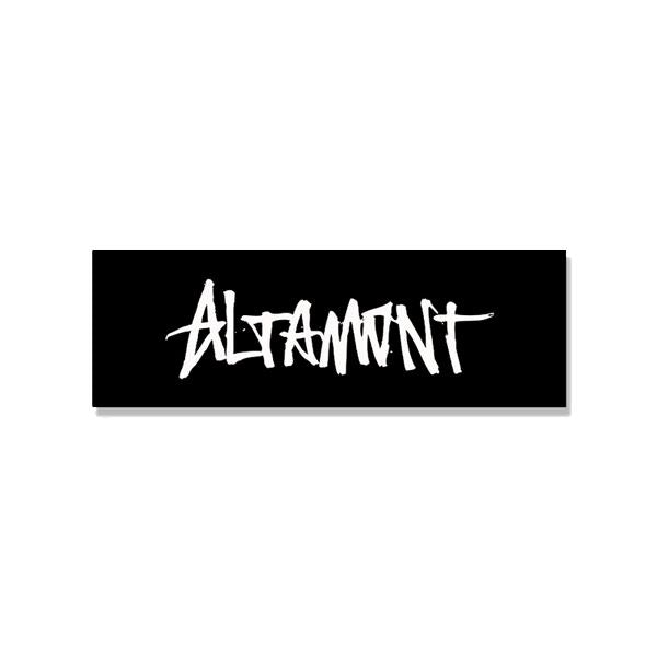 ALTAMONT LOGO STICKER 6&quot;X3&quot; - SINGLE Decal/Sticker Altamont Apparel 