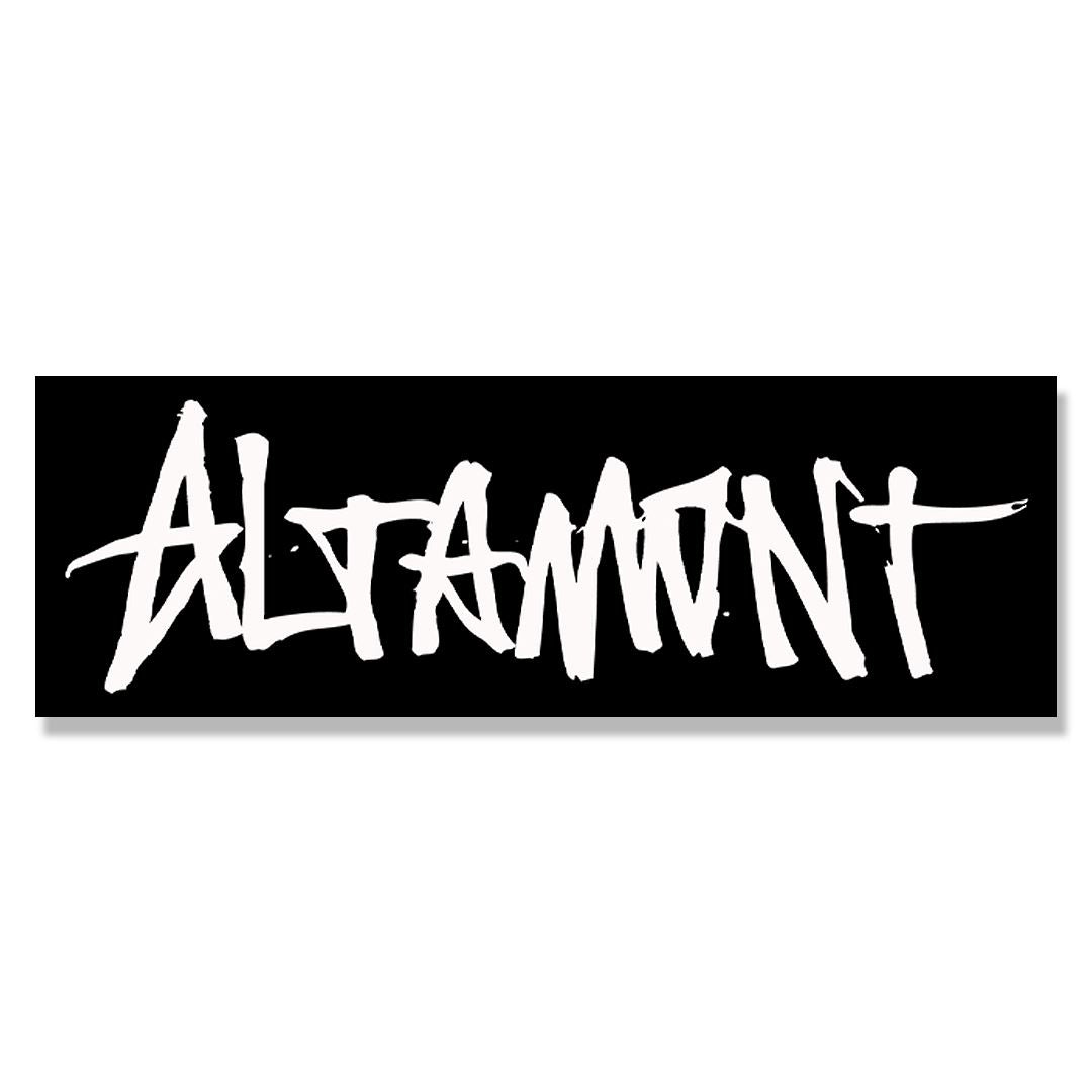 ALTAMONT TEAM LOGO STICKER 9&quot;X3&quot; - SINGLE Decal/Sticker Altamont Apparel 