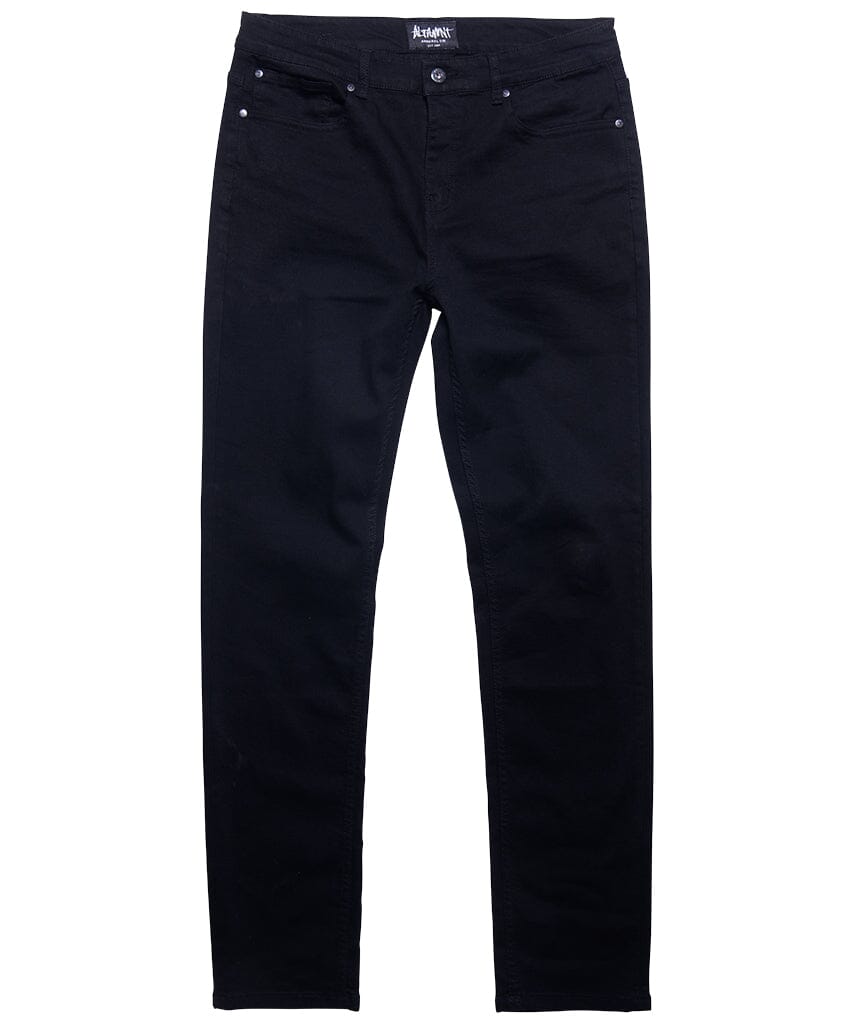 【PERSTEP】25SS★ Black Deep Washing One-Tuck Denim Half PT A/979 DENIM - Altamont Apparel