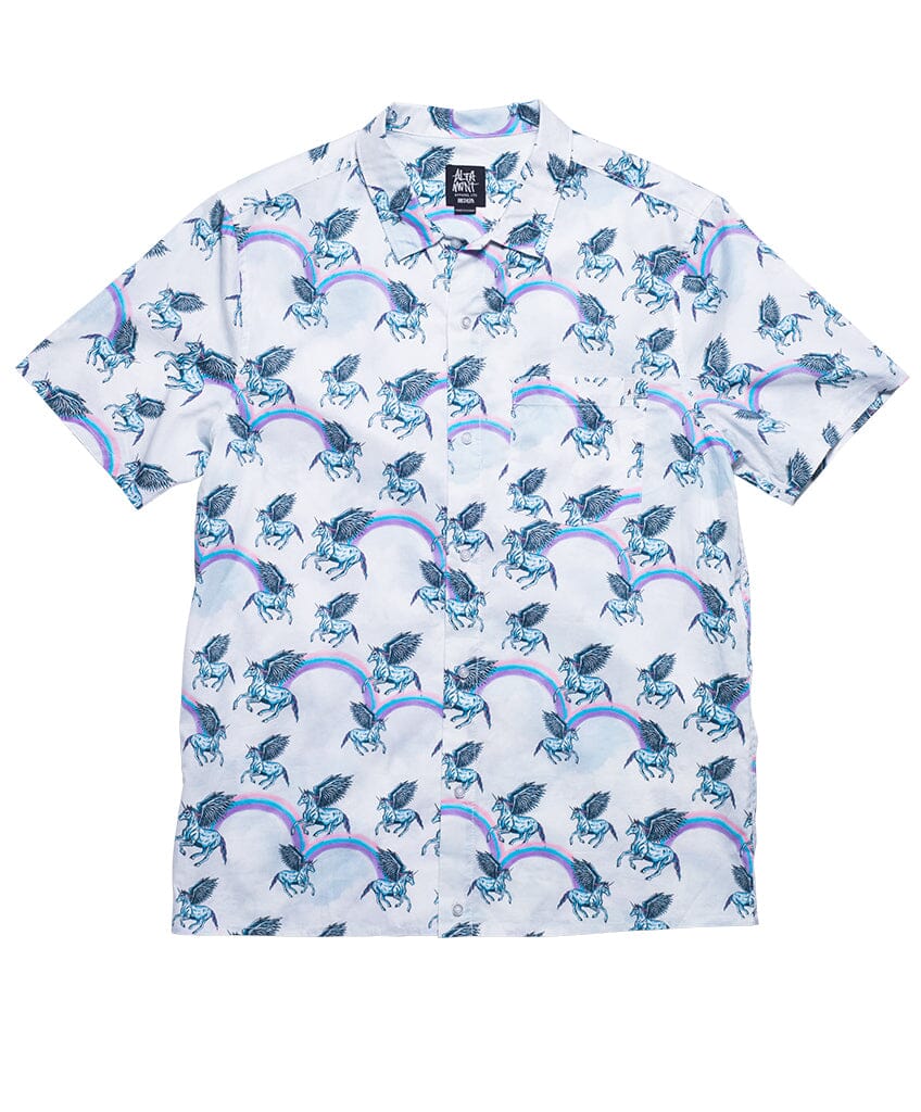 LUCID DREAMS S/S WOVEN S/S Woven Shirt Altamont Apparel WHITE S 