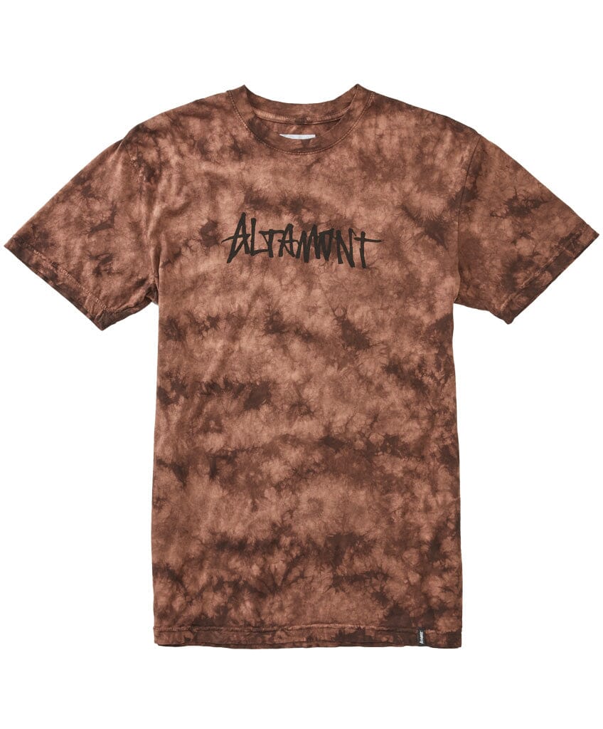 ONE LINER WASH TEE S/S Basic T-Shirt Altamont Apparel ORANGE S 