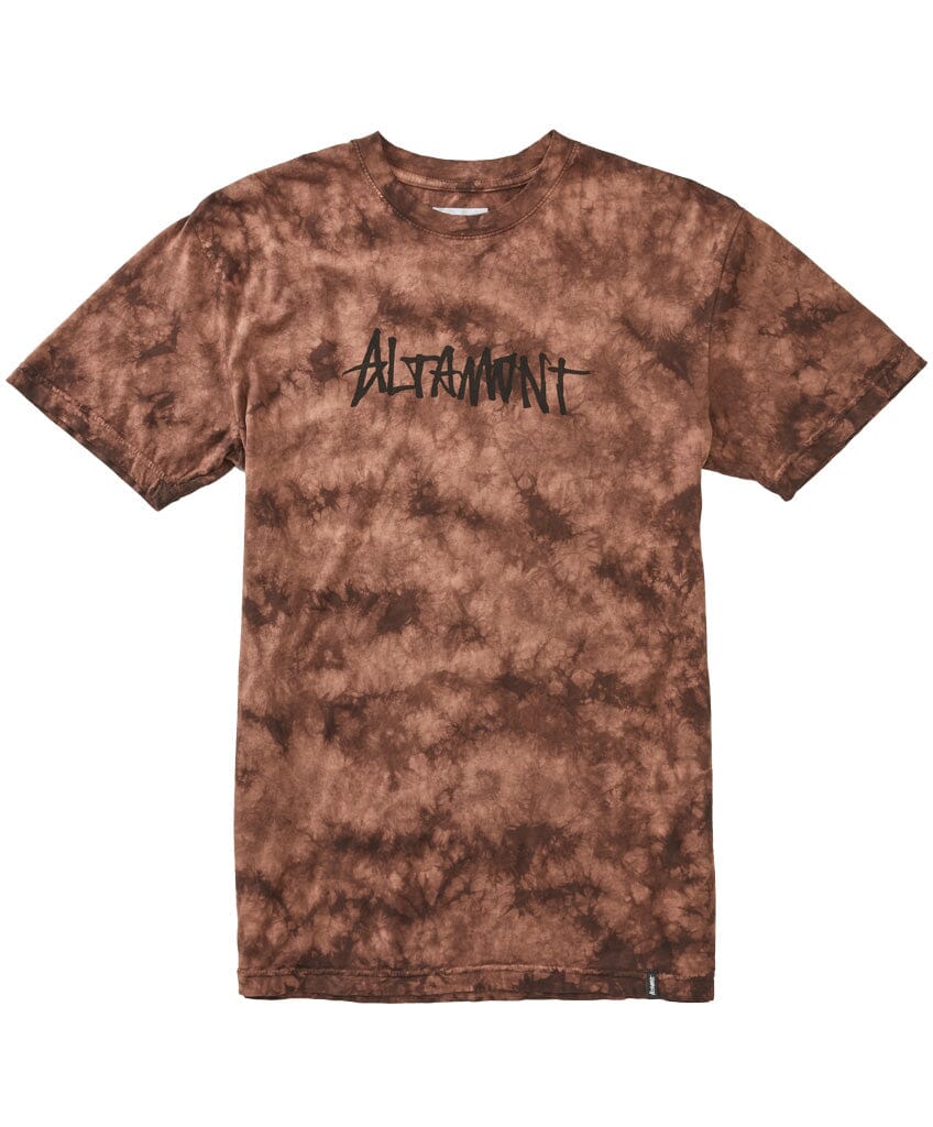 ONE LINER WASH TEE S/S Basic T-Shirt Altamont Apparel ORANGE S 
