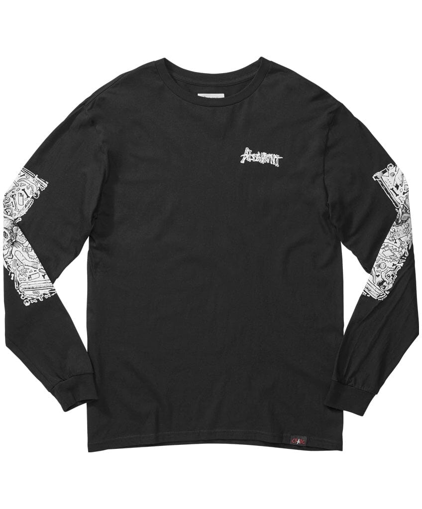ALTAMONT X BRATRUD L/S TEE L/S Basic T-Shirt Altamont Apparel BLACK S 