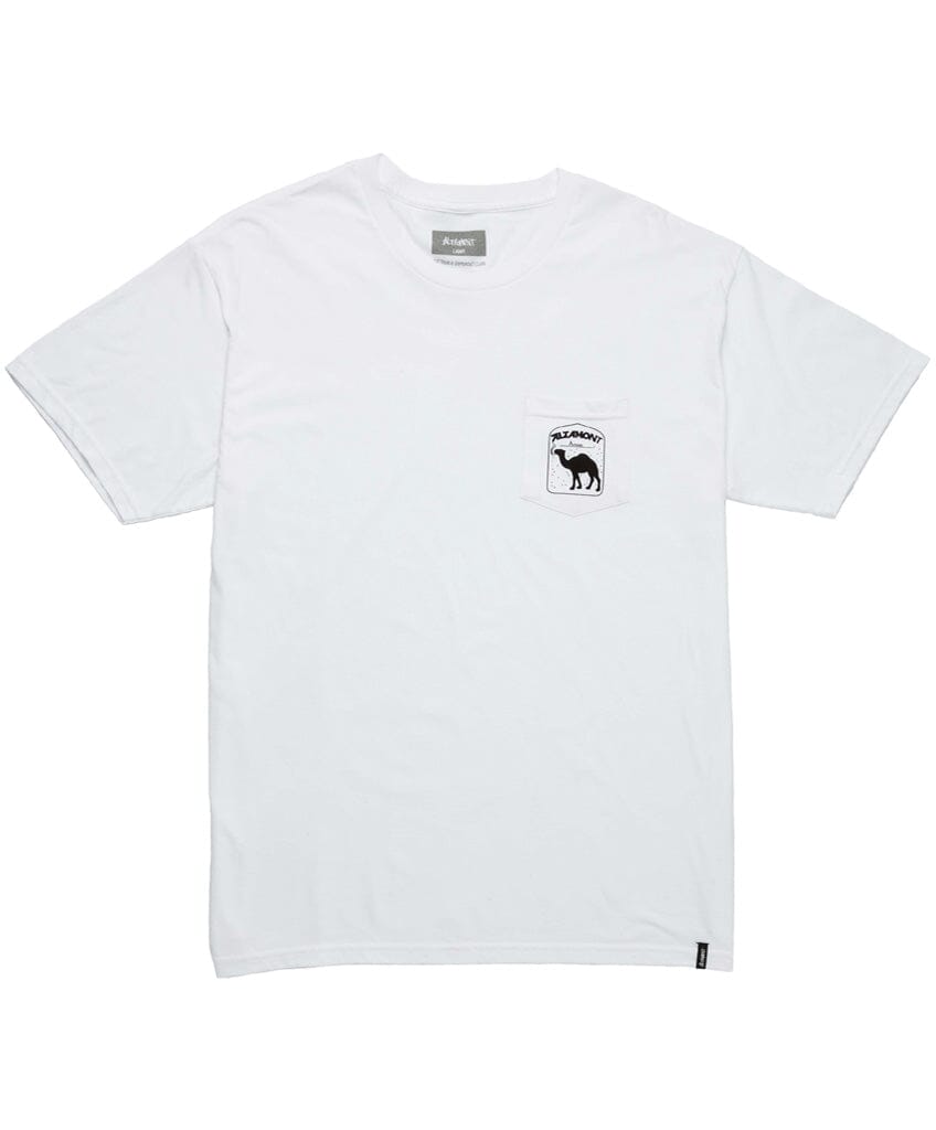 CAMEL POCKET TEE S/S Basic T-Shirt Altamont Apparel WHITE S 