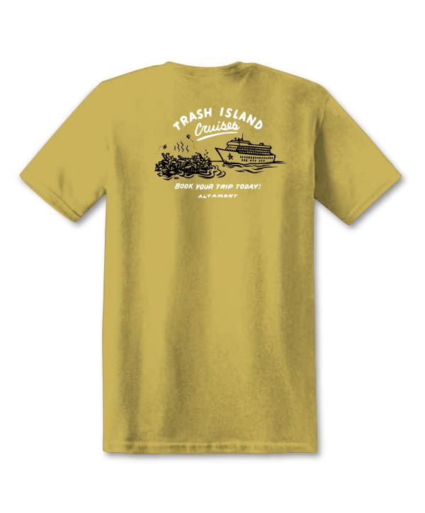 TRASH ISLAND TEE S/S Basic T-Shirt Altamont Apparel 