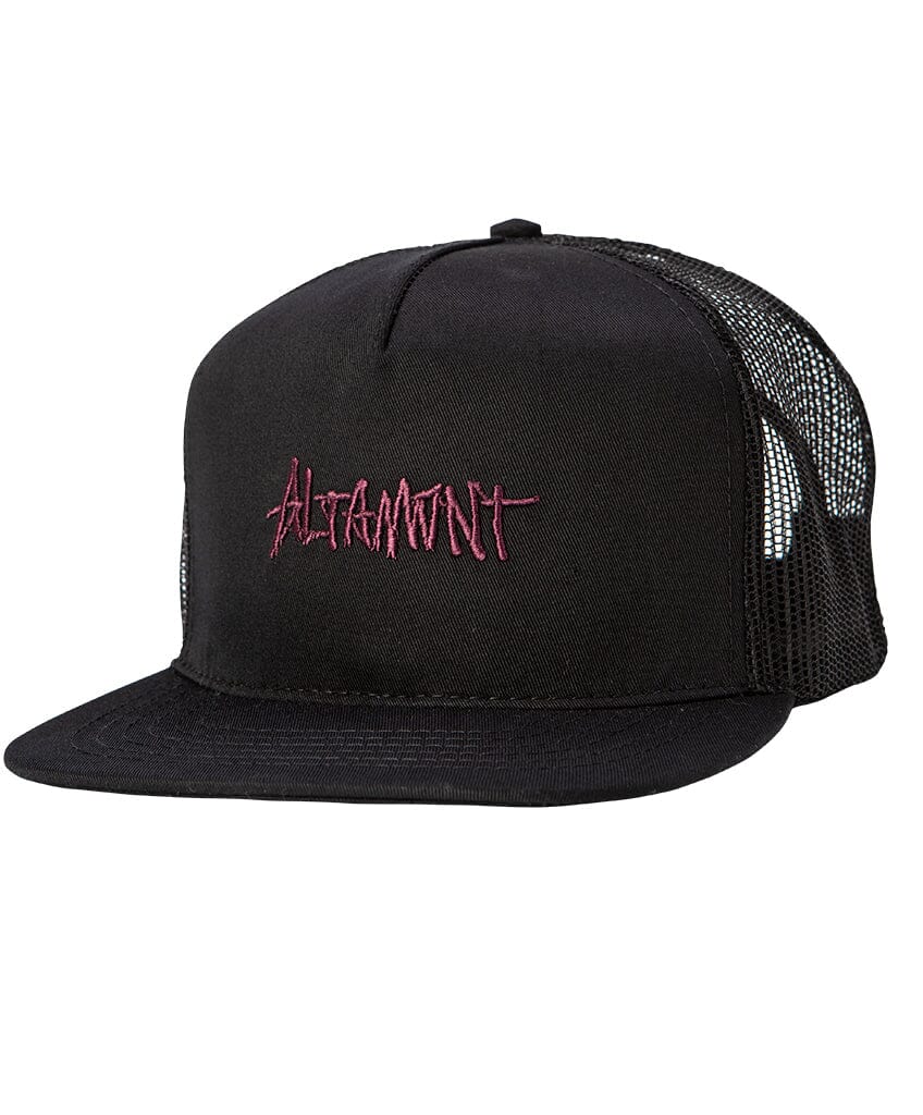 A TRUCKER HAT Custom Hat Altamont Apparel BLACK ONE SIZE 