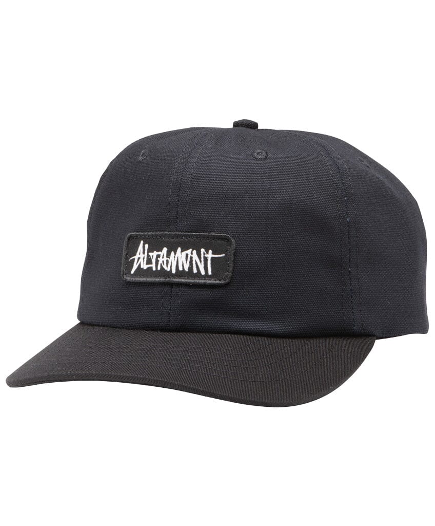 ALTAMONT STRAPBACK HAT Custom Hat Altamont Apparel BLACK ONE SIZE 