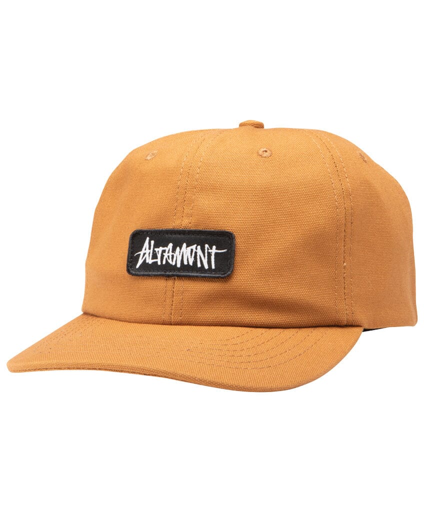 ALTAMONT STRAPBACK HAT Custom Hat Altamont Apparel MUSTARD ONE SIZE 