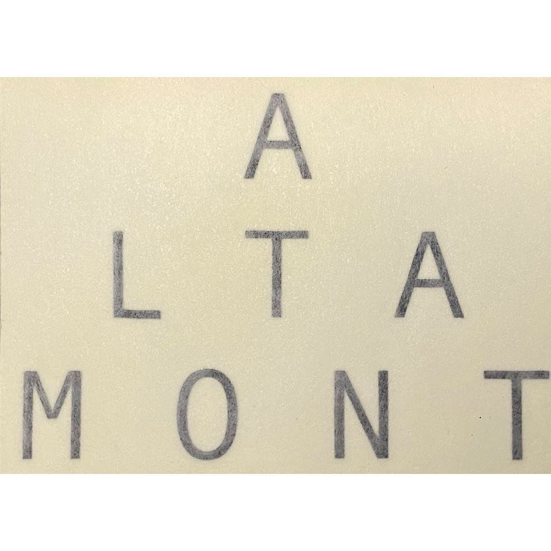 ALTAMONT DIECUT STICKER 7.5"X5.5" - SINGLE Decal/Sticker Altamont Apparel 
