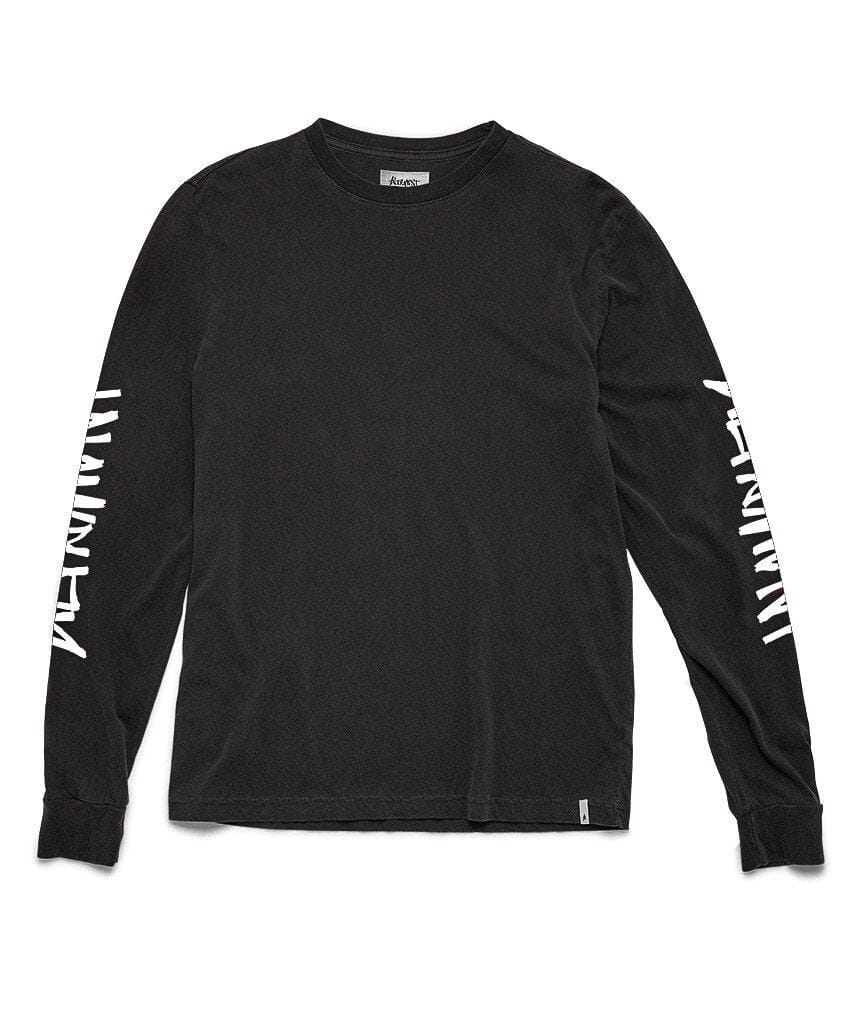 ONE LINER L/S TEE L/S Basic T-Shirt Altamont Apparel BLACK S 