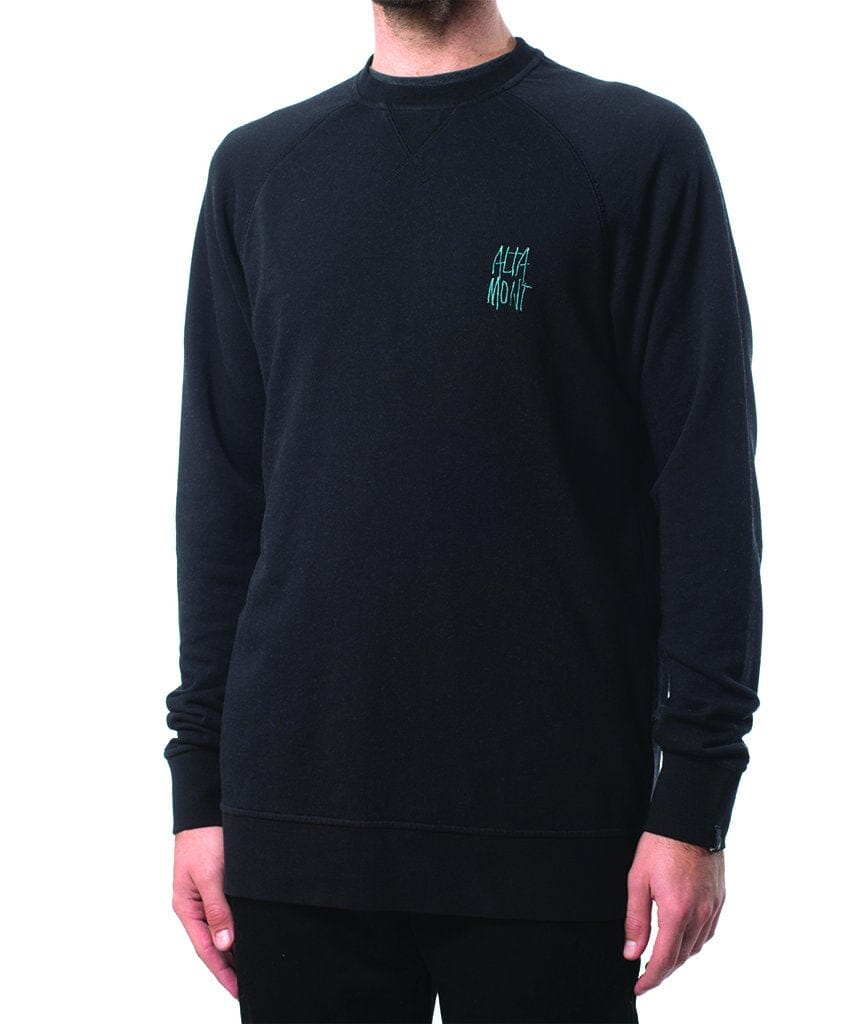 CREWD CREWNECK L/S Crew Knit Altamont Apparel BLACK S 