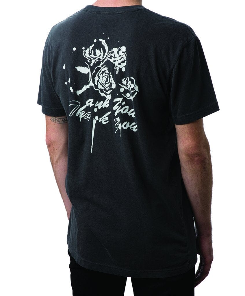 THANK YOU ROSE TEE Shirts & Tops Altamont Apparel BLACK S 